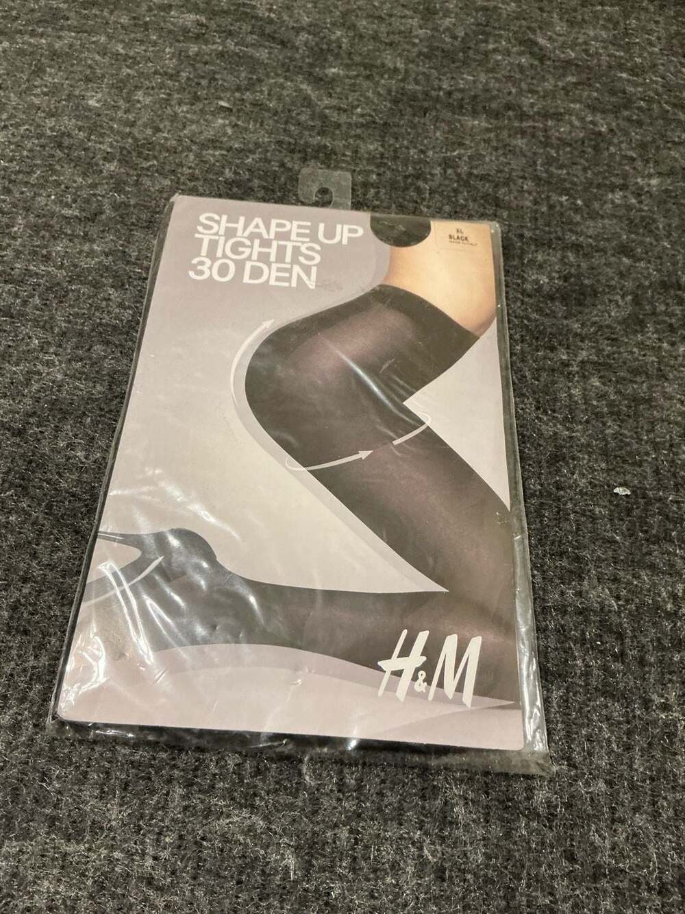 H&M Shape Up Tights 30 Denier Black XL